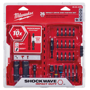 MILWAUKEE Shockwave 26pcs Impact Drive & Bit Set