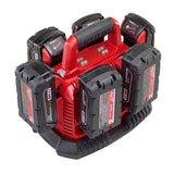 MILWAUKEE  M18 18V Lithium-Ion 6-Port Sequential Battery Charger