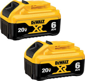 DEWALT 20V MAX XR Lithium-Ion Battery 6 Amp (2-Pack)