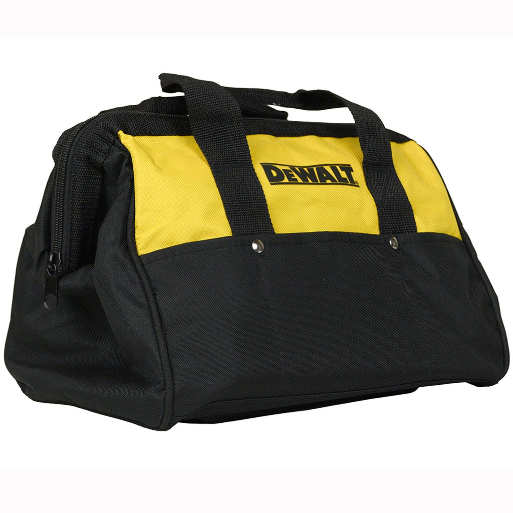 DEWALT Ballistic Nylon Tool Bag With 6 Outer Pockets & Solid Skids 13x9x9 in.