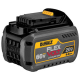 DEWALT 20V MAX XR, BRUSHLESS 1/2in. Hammer Drill w/FLEXVOLT 60V/20V Battery & DCB118 Charger